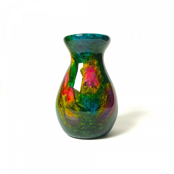 Rainbow Jade Craft Vase_Guanyin Bottle