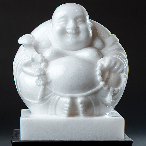 圓白彌勒佛(圓器安康)