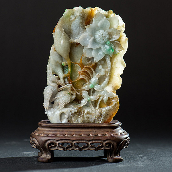 緬甸玉仙鶴荷花