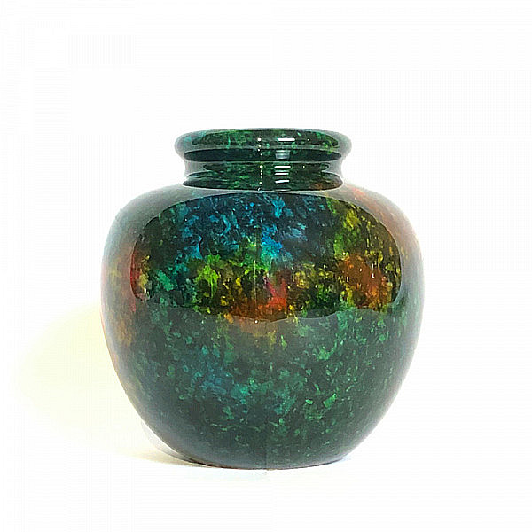 Rainbow Jade Treasure Urn