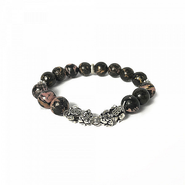 Rosy Pi Xiu beaded bracelet