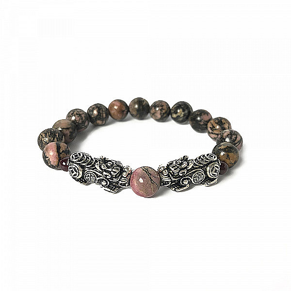 Rosy Pi Xiu beaded bracelet