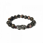 玫瑰石貔貅手串